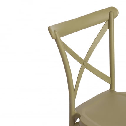 Стул CROSS (mod. PL24) пластик, 48 х 58 х 89 см, Green (зеленый) 33513_7