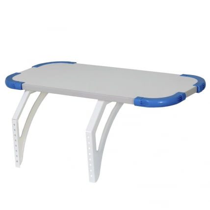 Полка навесная с проставкой Polka_bz 3/550 Белая Синяя_0