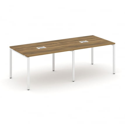 Стол переговорный (2 столешницы) CONCEPT CN.PRG-022 Сандал Янтарный Белый_0