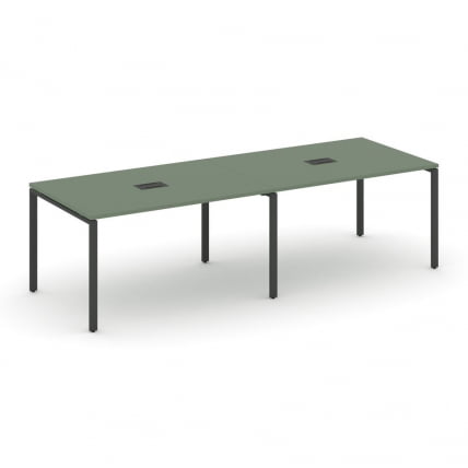 Стол переговорный (2 столешницы) CONCEPT CN.PRG-023 Кобо Антрацит_0