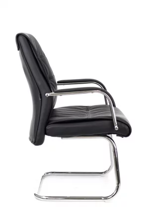 Кресло для посетителей Bond CF экокожа Черный_2