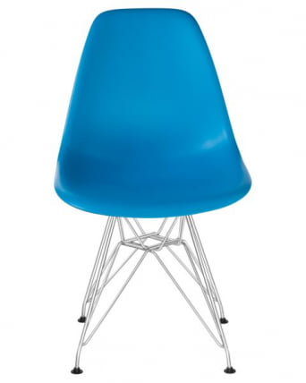 Стул обеденный ДОБРИН ДСР (ножки хром, цвет голубой (БЕ-02)) 4 шт / DOBRIN DSR (BE-02))_5