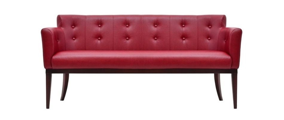 Трехместный диван с пуговицами и пиковкой Леонардо C-05/6 / C-05/6_1