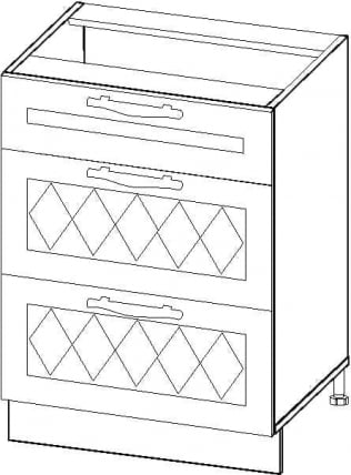 Стол с тремя ящиками Тиффани 19.66_3