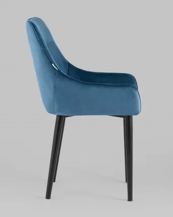 Стул Джоан велюр Пыльно-синий_2