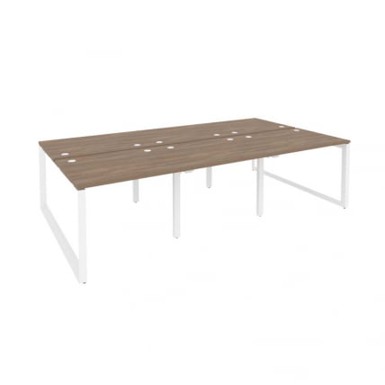 Рабочая станция на О-образном м/к ОНИКС О.МО-Д.РС-6.1.8 Дуб Аризона/Белый / ONIX O.MO-D.RS-6.1.8_0