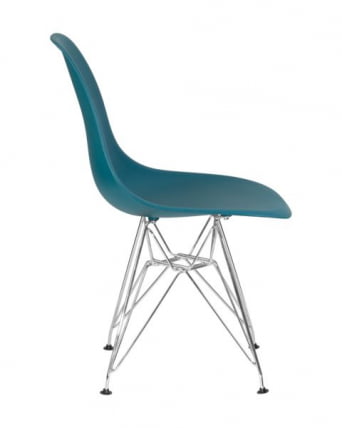 Стул обеденный ДОБРИН ДСР (ножки хром, цвет морской волны (Г-05)) 4 шт / DOBRIN DSR (G-05))_3