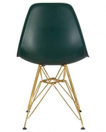 Стул обеденный ДОБРИН ДСР (ножки золотые, цвет тёмно-зеленый (Г-13)) 4 шт / DOBRIN DSR (G-13))_5