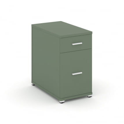 Тумба опорная/приставная с ящиком и распашным фасадом CONCEPT CN.TGO-005 B/W Кобо Белый_0