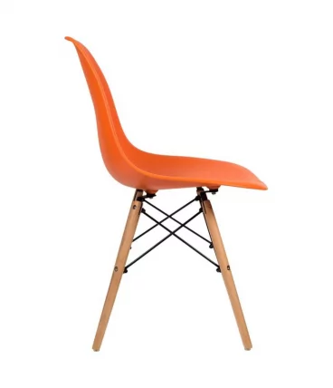 Стул для кухни Eames SC-001 Оранжевый (РР623)_2