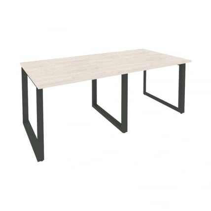 Стол переговорный (2 столешницы) ONIX O.MO-PRG-2.1 Денвер Светлый/Антрацит_0