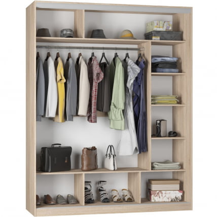 Шкаф-купе B-220х180х60-2(ЯШТ-ЯШС-D9D10D9)_1