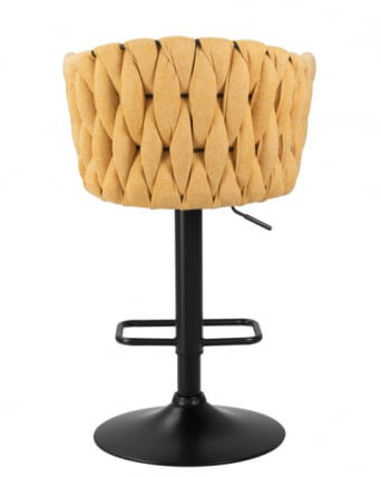 Стул барный ДОБРИН ЛЕОН (желтая ткань (ЛАР 275-8)) 2 шт / DOBRIN LEON (LAR_7