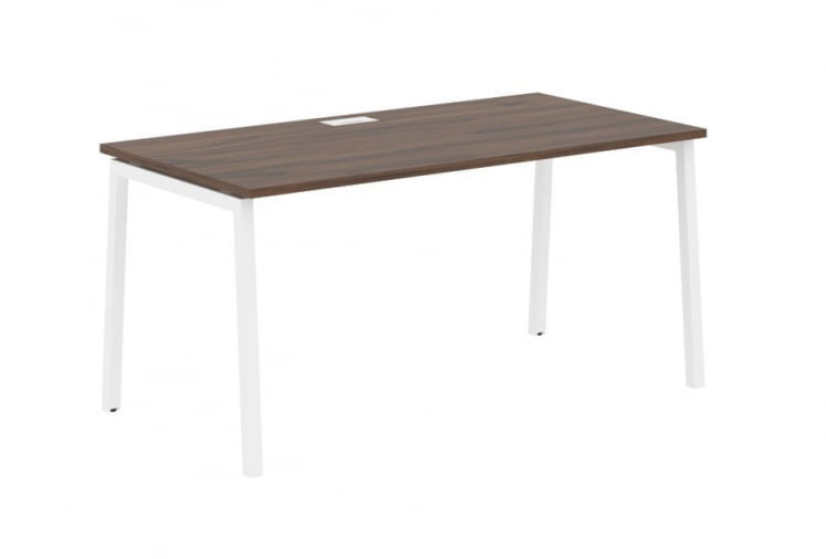Стол письменный ЕДИС ЕЛСТ 1580 Дуб Денвер темный Белый / EDIS ELST_0