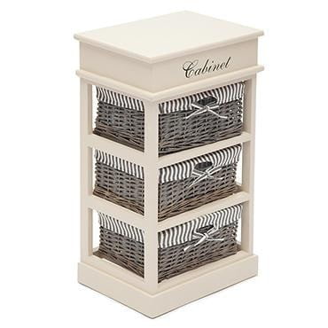 Тумба с 3 корзинами и ящиком Secret De Maison OUVERTURE 3 ( mod. 4336 ) Слоновая кость_0