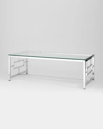 Журнальный стол БРУКЛИН 120x60 Серебро_1