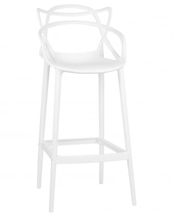 Стул барный DOBRIN MASTERS BAR Белый W-02_0