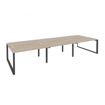 Рабочая станция на О-образном м/к ОНИКС О.МО-Д.РС-6.3.7 Дуб Аттик/Антрацит / ONIX O.MO-D.RS-6.3.7_0