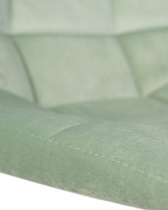 Стул барный ДОБРИН ТАИЛОР ВХИТЕ (пудрово-мятный велюр (МДЖ9-87)) 2 шт / DOBRIN TAILOR WHITE (MJ9-87))_9