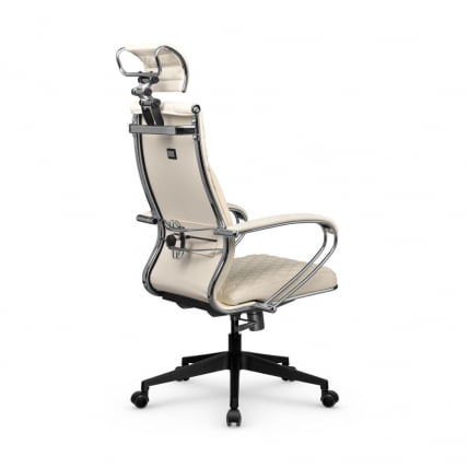 Кресло руководителя Metta L 2c 44C/K116 Infinity Easy Clean (MPES) Комплект 6 Молочное_3