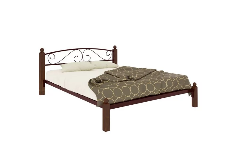 Кровать Вероника Lux 1400х1900 Медная_0