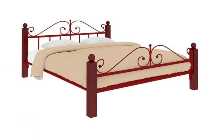 Кровать Диана Lux plus 1400х1900 Красная_0