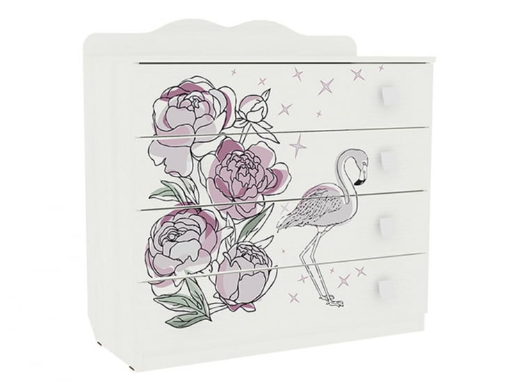 Комод Фэнтези MDF-06 Белый рамух_0