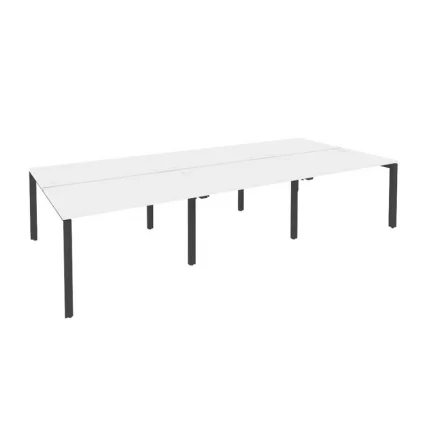 Рабочая станция на П-образном м/к ОНИКС О.МП-Д.РС-6.2.8 Белый Бриллиант/Антрацит / ONIX O.MP-D.RS-6.2.8_0