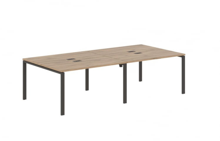 Бенч-система 4-местная EDIS EUWST 2713 Дуб Денвер светлый Мокко_0