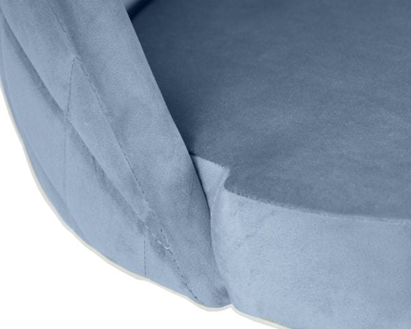 Стул барный ДОБРИН МИЛАНА (пудрово-голубой велюр (МДЖ9-74)) 2 шт / DOBRIN MILANA (MJ9-74))_7