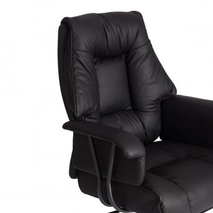 Кресло руководителя БРООКЛЙН кожзам, черный / BROOKLYN_7