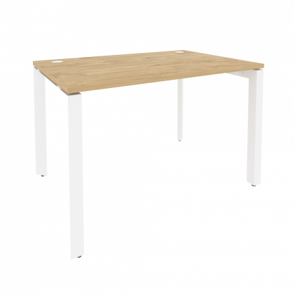 Стол рабочий на П-образном м/к ONIX O.MP-SP-2.8 Тиквуд Светлый/Белый_0
