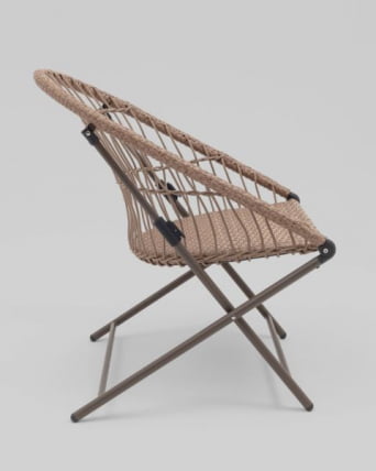 Комплект складной мебели для сада Солей коричневый / Soley_3