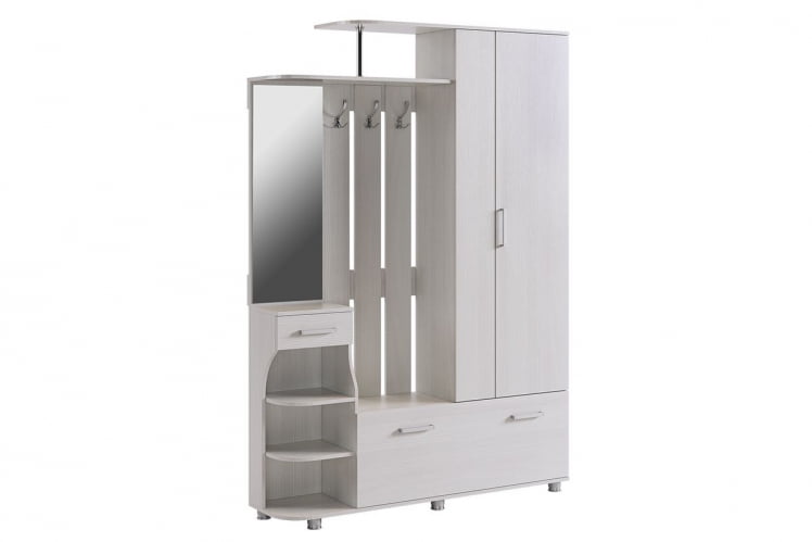 Прихожая Барселона-2 ПР-0017 белый рамух / PR-0017_0