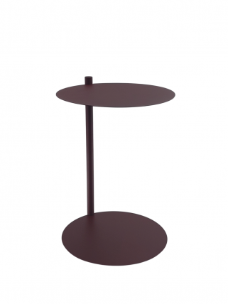 Журнальный столик Сиара металл бордовый / Siara_1