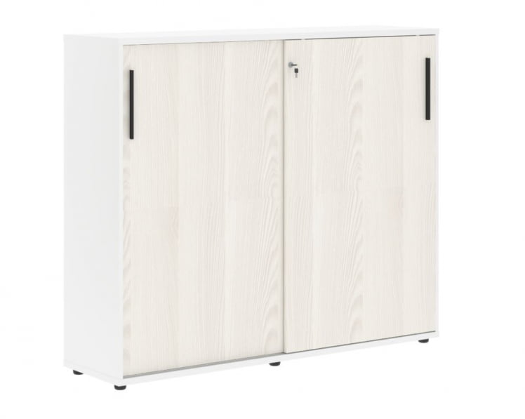 Шкаф с дверьми-купе ЕДИС ЕМC 1643 Ясень Траун Черный Белый / EDIS EMC_0