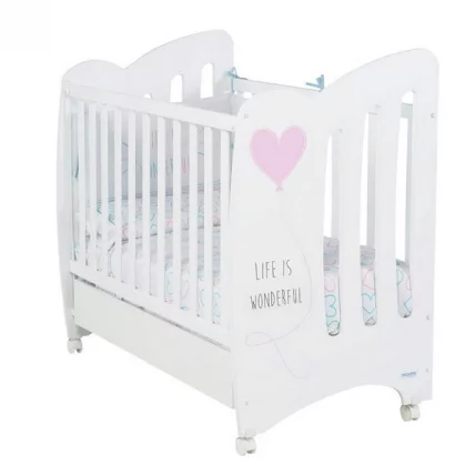 Кровать Micuna Wonderful 120x60 White/Pink Кровать Micuna Wonderful 120x60 White/Pink_0