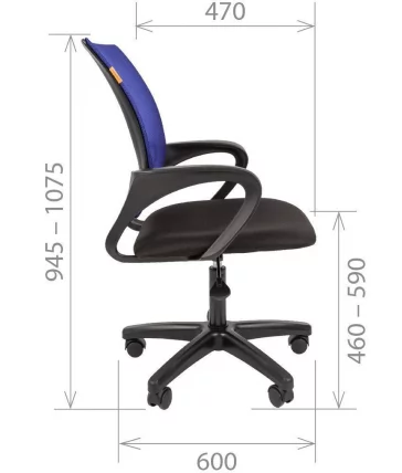 Кресло оператора CХАИРМАН 696 ЛТ (ЛТ) Красный / CHAIRMAN (LT)_2