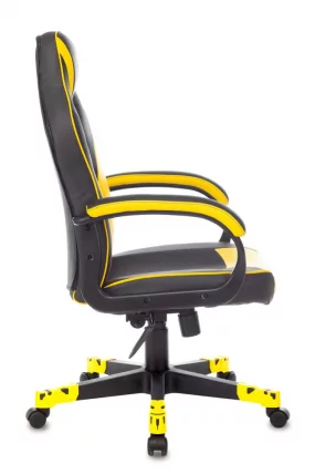 Геймерское кресло Zombie GAME 17 Черный-желтый_2