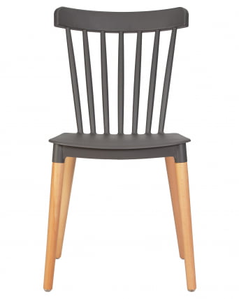 Стул обеденный ДОБРИН ТХЕО ножки светлый бук темно-серый ГР-04 / DOBRIN THEO GR-04_5