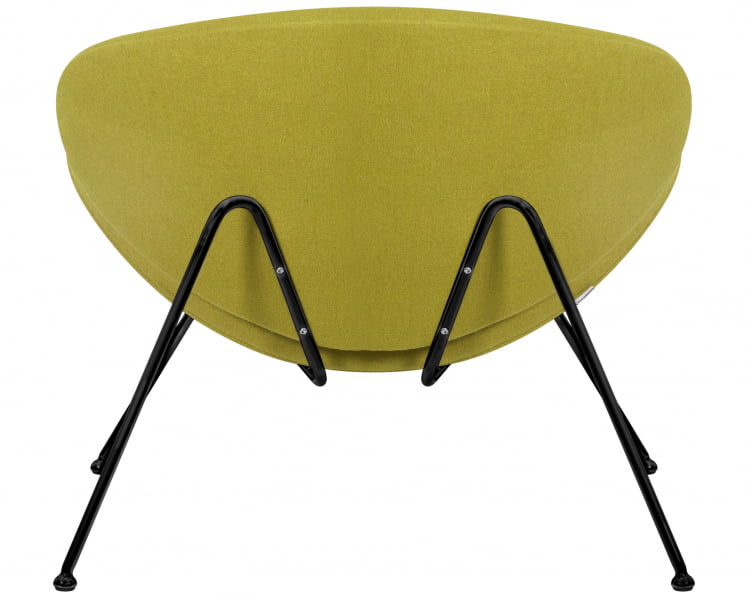 Кресло дизайнерское ДОБРИН ЕМИЛЙ (светло-зеленая ткань АФ3, черное основание) / DOBRIN EMILY AF3,_4