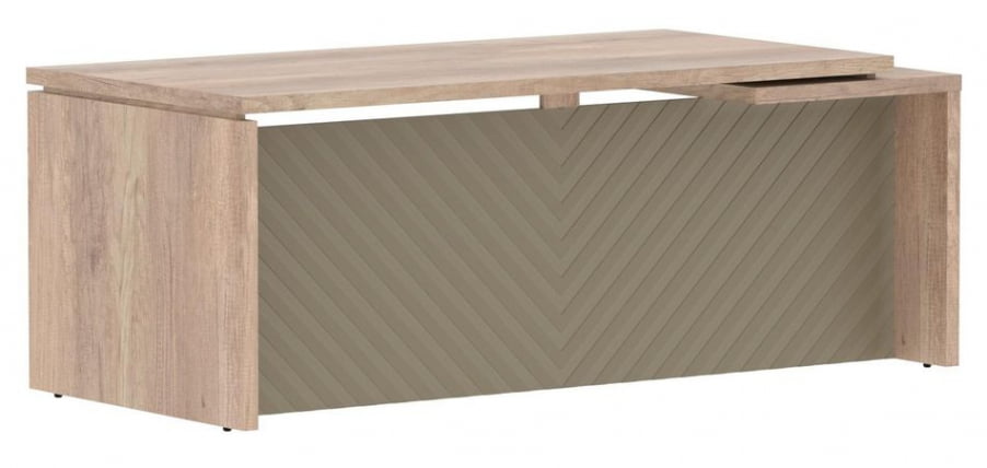 Стол руководителя левый Torr LUX TLCT 209 L Дуб Каньон Капучино_0