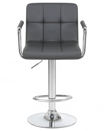 Стул барный DOBRIN KRUGER ARM Серый_5