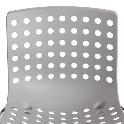 Стул СКАЛБЕРГ (мод. C-084-А) металл/пластик, 46 х 56 х 79 см, Грей (серый) / Хроме (хром) / SKALBERG (mod. C-084-A) Grey Chrome_6