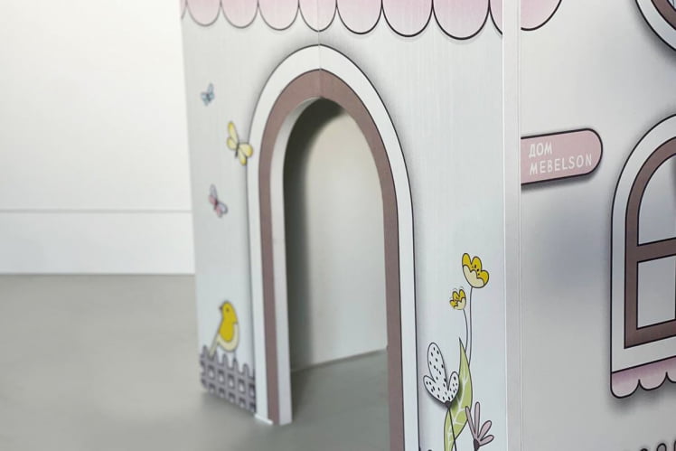 Стол Домик MK-0017 Белое дерево/розовый_7