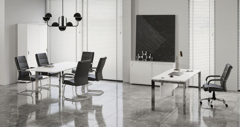 Брифинг-приставка на П-образном м/к ONIX DIRECT LUX M-O.MP-BR-9 Белый бриллиант_1