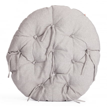 Кресло CLOUDE рогожка/металл, 97х98х90-96см, серо-бежевый, 3M 16/2_7