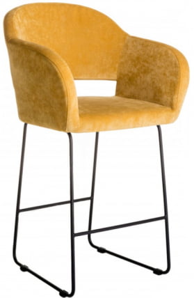 Стул полубарный Oscar ПБ Желт/Линк_0