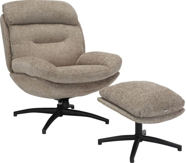 Кресло-реклайнер Everprof Kiwi Ткань Бежевый_0