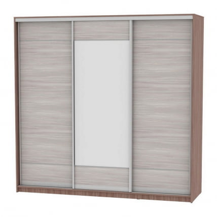 Шкаф-купе B-230х235х60-3(ЯШТ-ЯШС-D7D8D7)_0